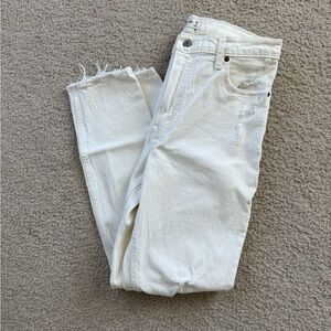 Abercrombie White Jeans